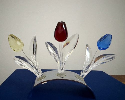 Swarovski crystal tulip - crystal,