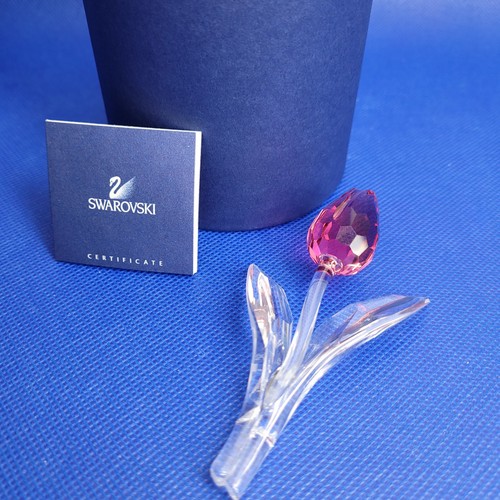 Swarovski crystal flower tulip - crystal,
