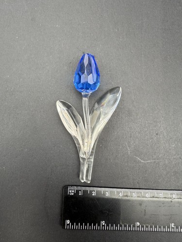 Swarovski crystal blue tulip - blue,