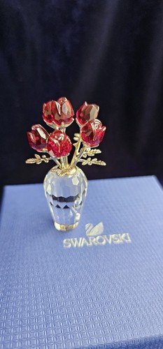 Swarovski crystal vase red - crystal,