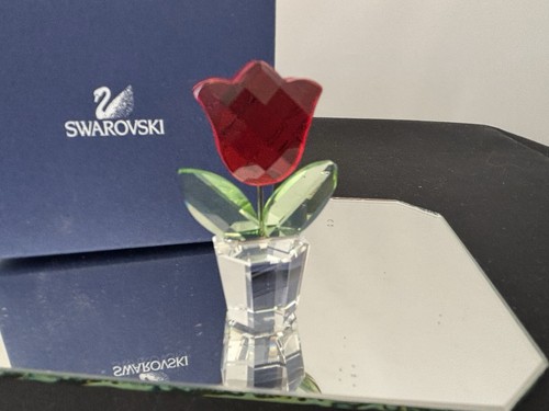 Swarovski crystal red tulip - crystal,