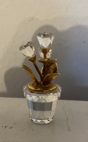 Swarovski crystal tulip vase - swarovski,