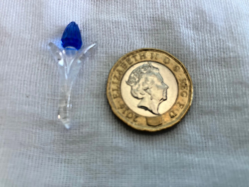 Swarovski crystal mini blue - swarovski, "mini