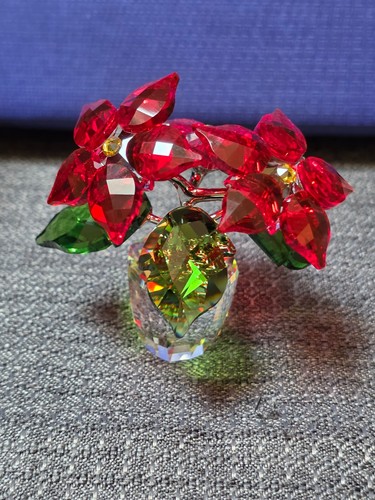 Swarovski crystal poinsettia - swarovski,