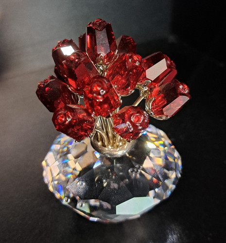 Swarovski vase red - vase, of