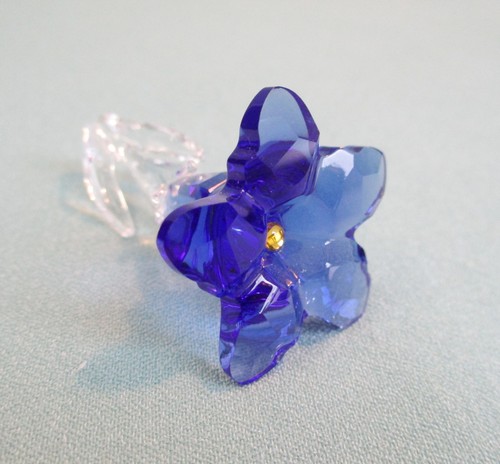 Swarovski crystal gentian - crystal,