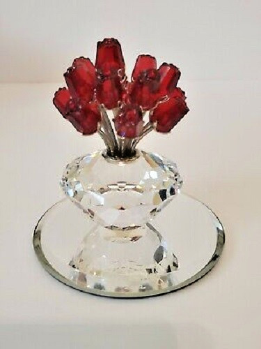 Swarovski crystal vase of - "vase,