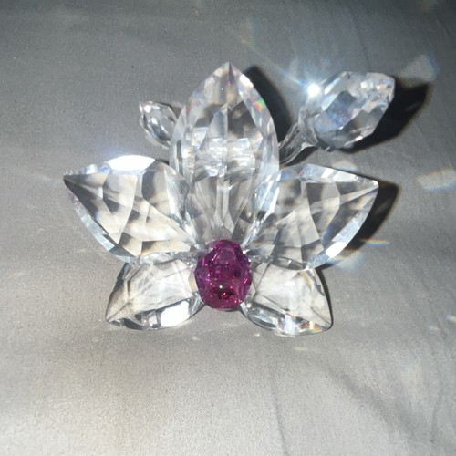 Swarovski crystal glass - crystal, orchid